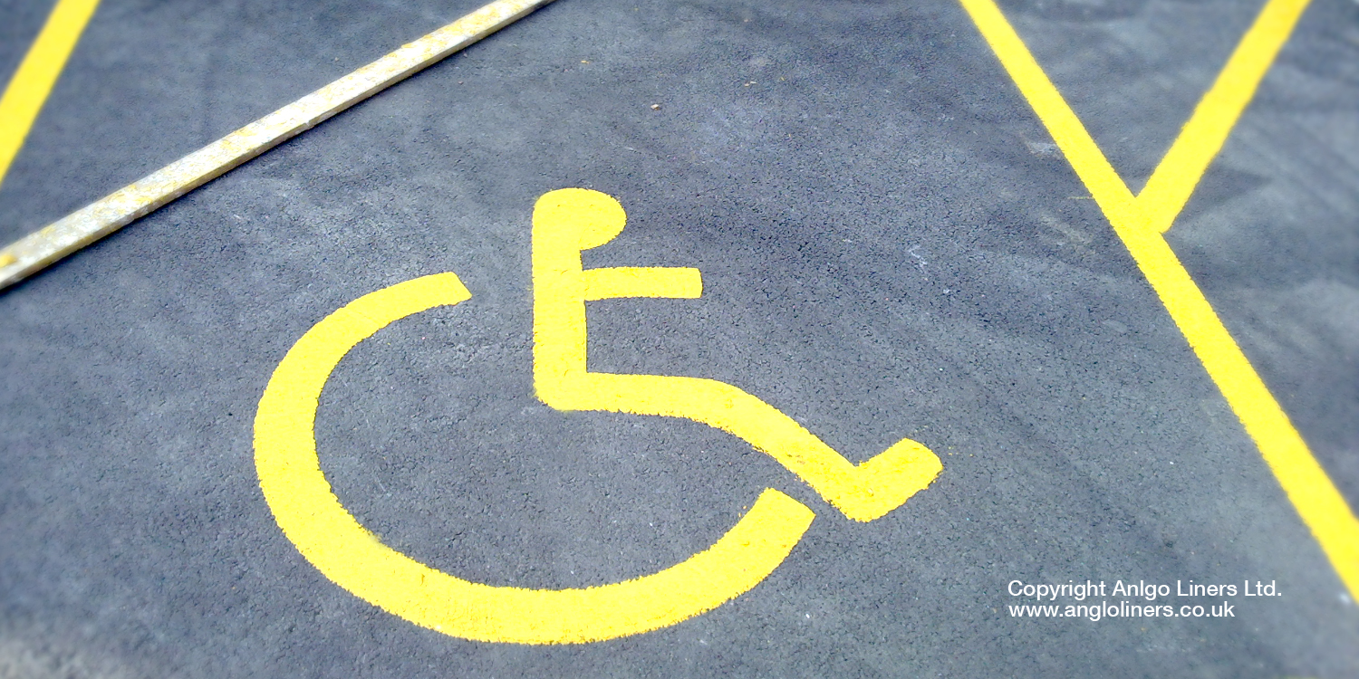 Disabled Parking Marking Anglo Liners